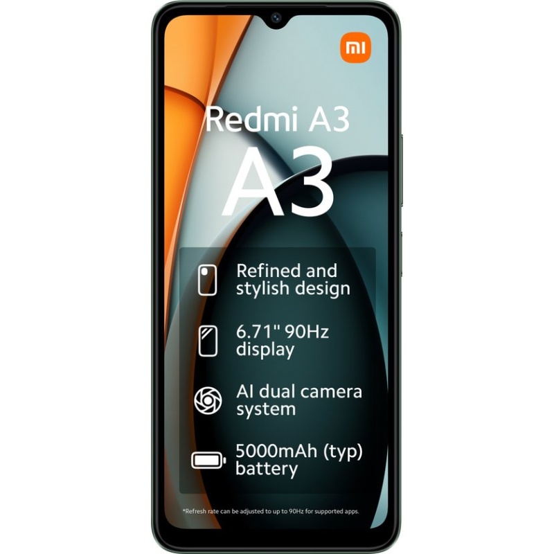Xiaomi Redmi A3 - 64GB - Forest Groen