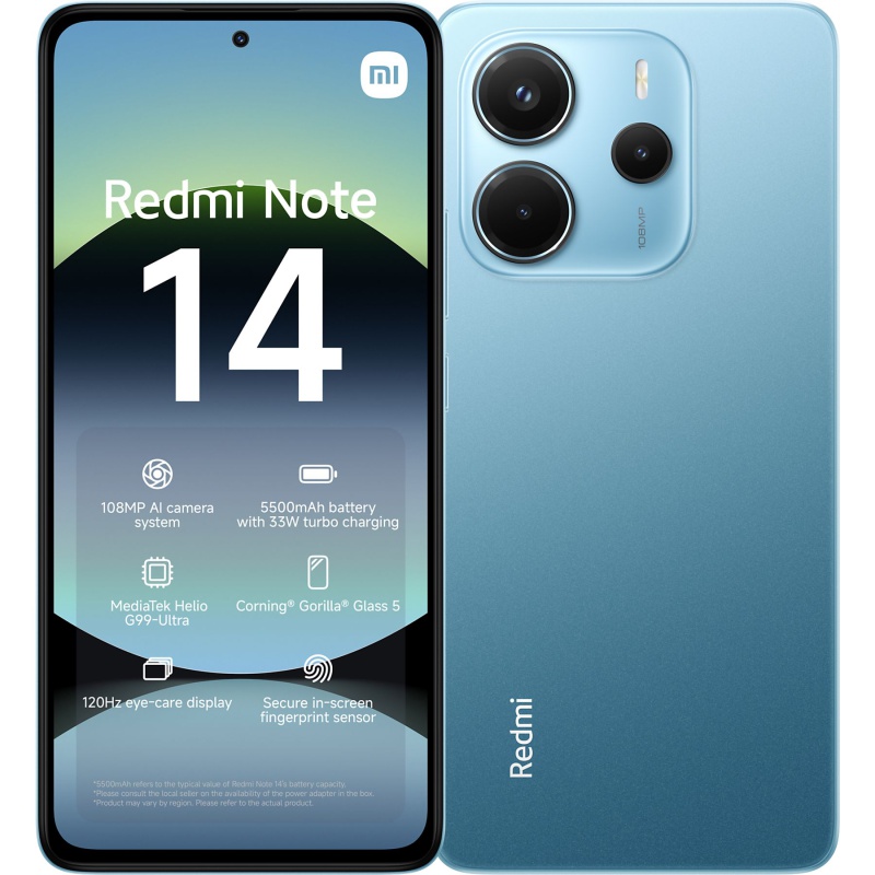 Xiaomi Redmi Note 14 - 4G - 128GB - Ocean Blue