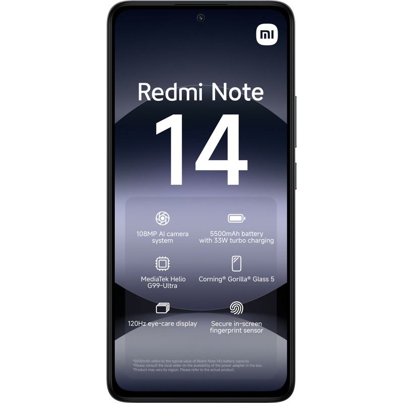 Xiaomi Redmi Note 14 256GB - Midnight Black