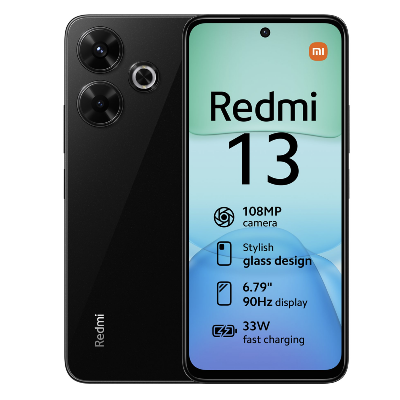 XIAOMI Redmi 13 6GB/128GB - 128 GB NFC Zwart