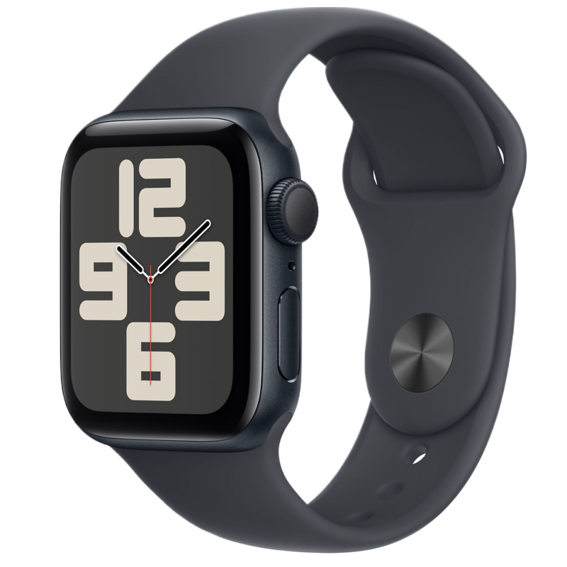 Apple Watch SE GPS 40mm Midnight Sport Band S/M Smartwatch Midnight Aluminium